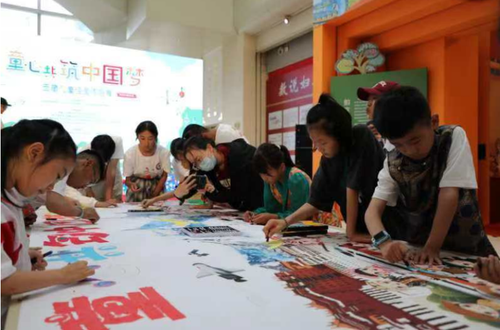 “童心共筑中国梦——西藏儿童绘画作品展”在京开幕 文艺交流润泽少年心
