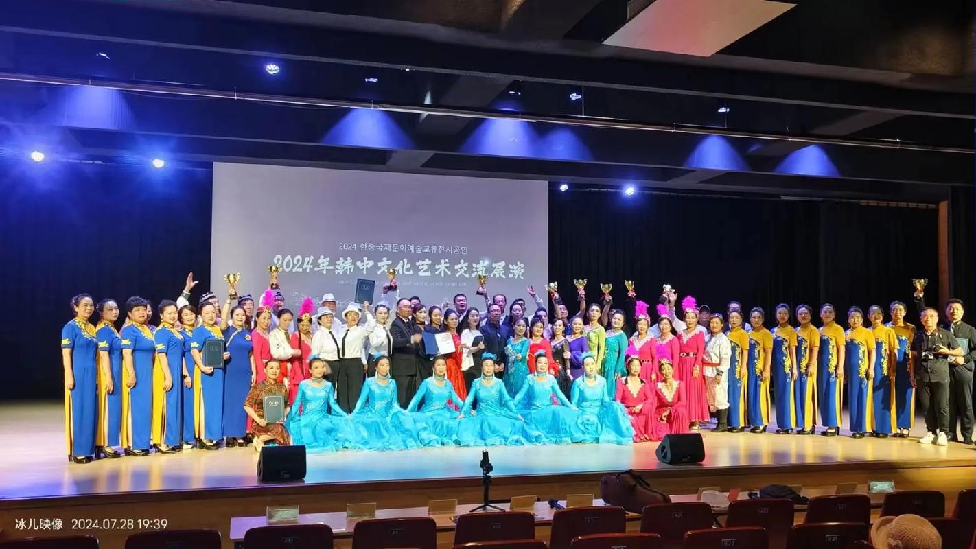 代表中国参加中韩文化艺术交流展演活动的三支代表队均获得一等奖